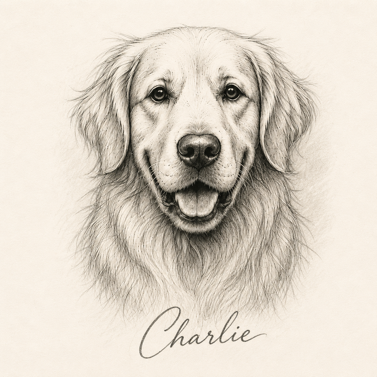 Charlie nello stile Signature Sketch