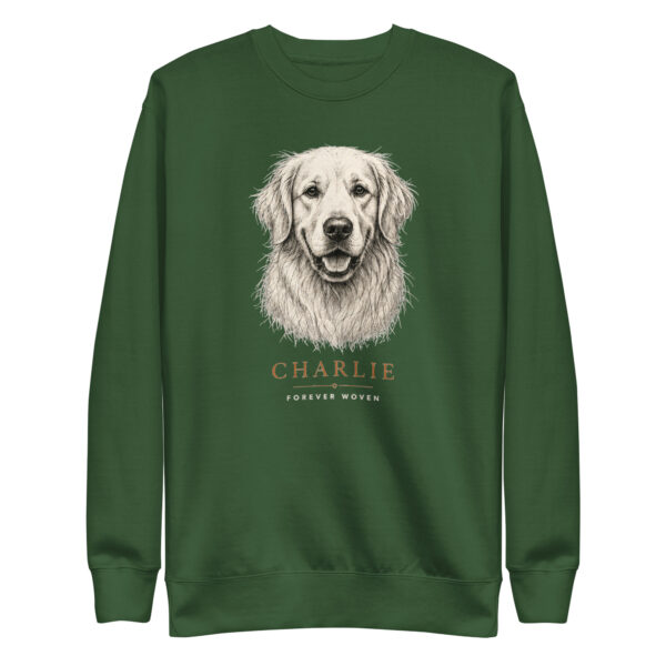 unisex-premium-sweatshirt-forest-green-front-6a8dc9fc81459.jpg The Bond Portrait Crewneck — Custom Pet Sweatshirt